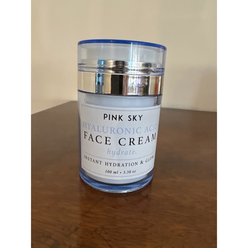 Pink Sky Hyaluronic Acid Face Cream Instant Hydration & Glow 100ml 3.38oz